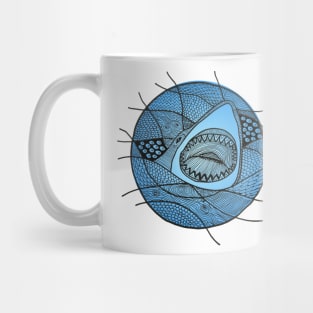 Shark attack in water Mug